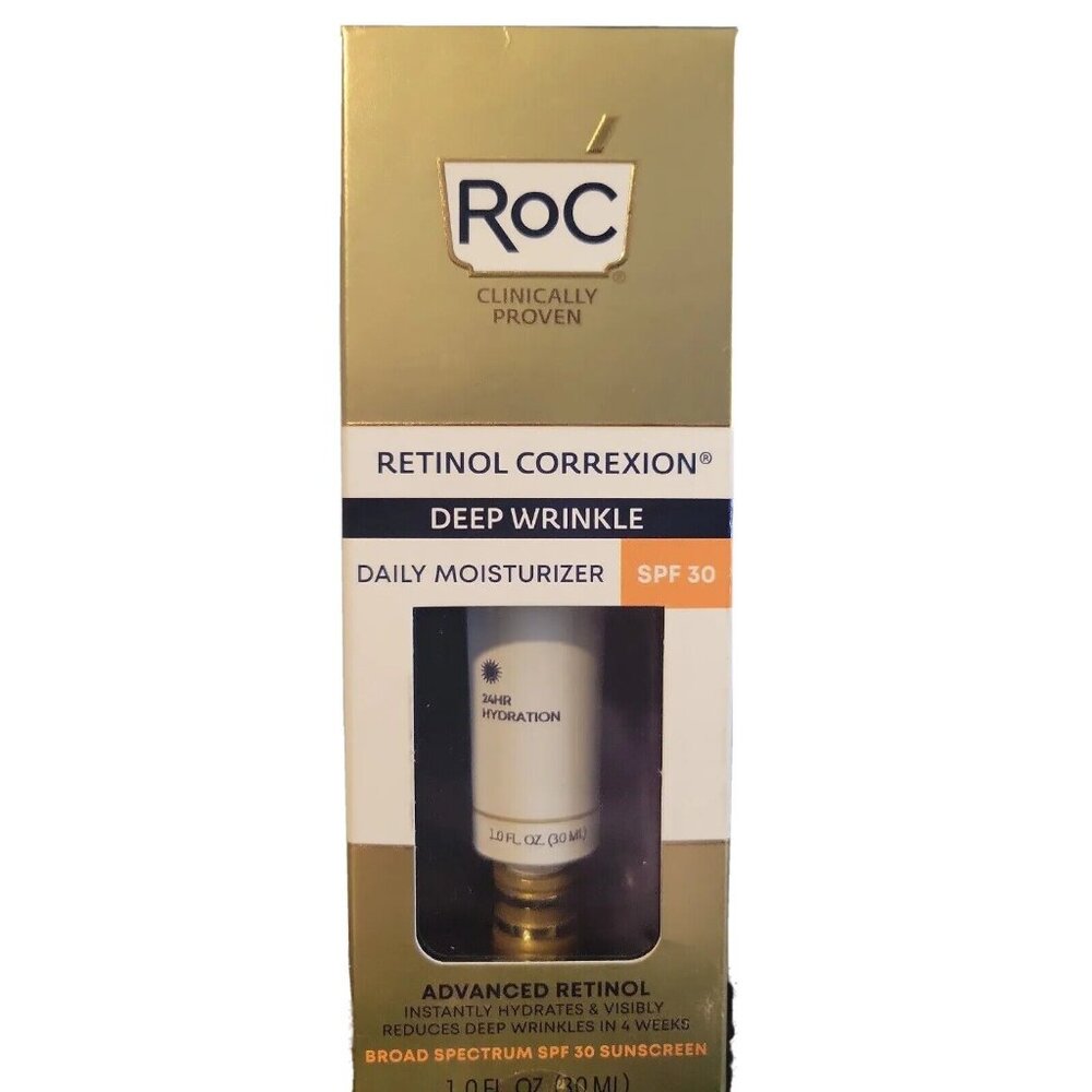 Roc Retinol Correxion Deep Wrinkle Daily Moisturizer 1 oz spf 30
